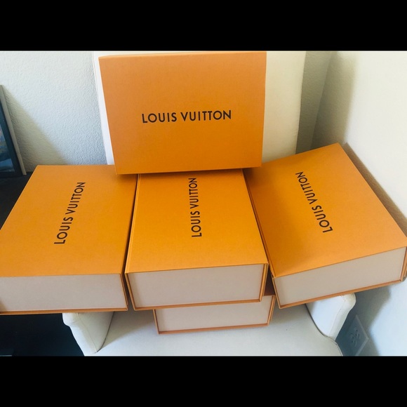 LOUIS VUITTON EMPTY BOXES 5 PIECES TOTAL